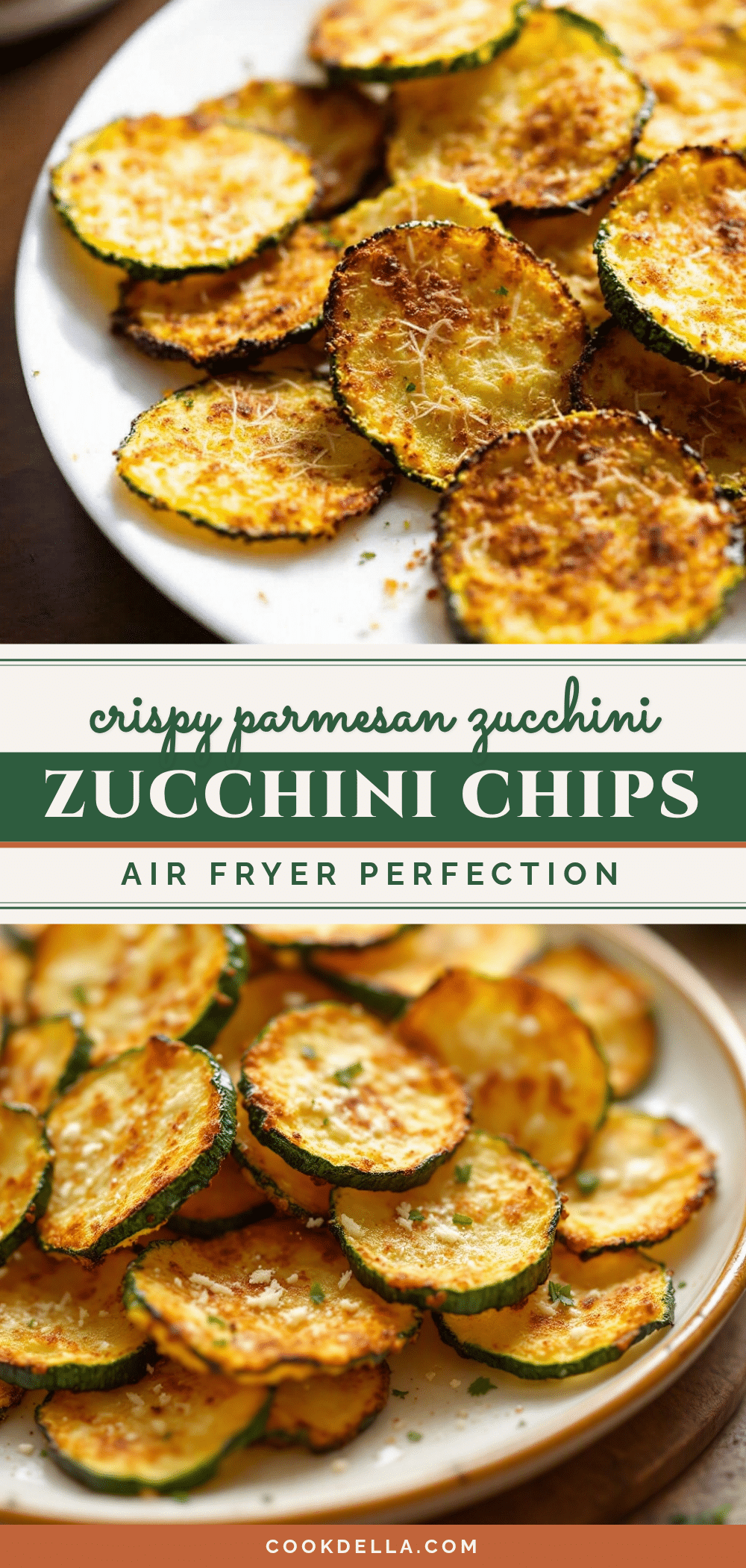air fryer parmesan zucchini chips recipe