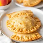 air fryer peach hand pies - featured image