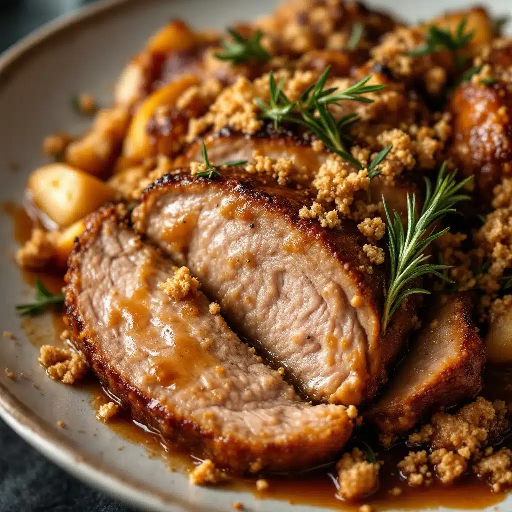 apple cider braised pork - featured image