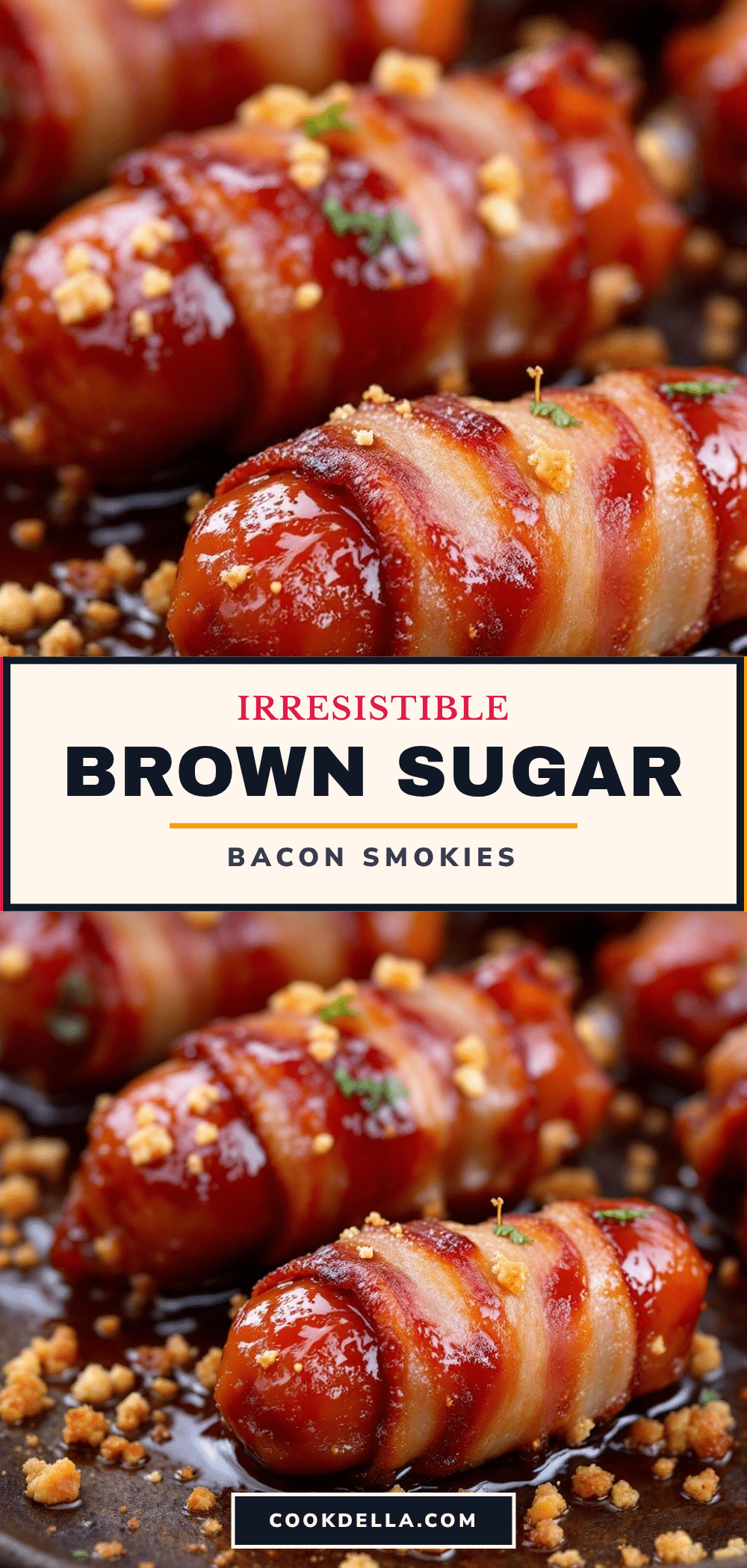 bacon-wrapped little smokies brown sugar glaze recipe