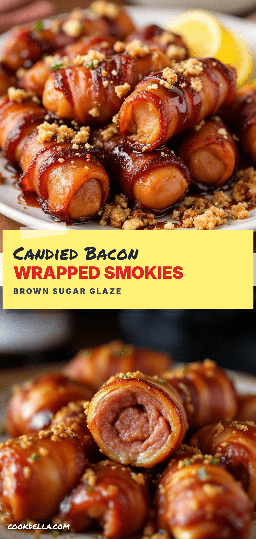 bacon-wrapped little smokies with brown sugar glaze recipe