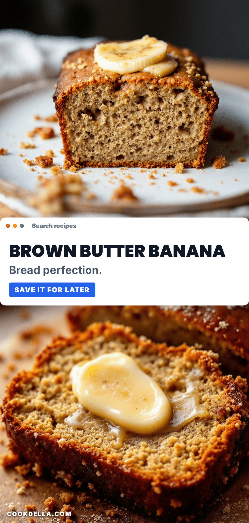 best classic banana bread with brown butter recipe