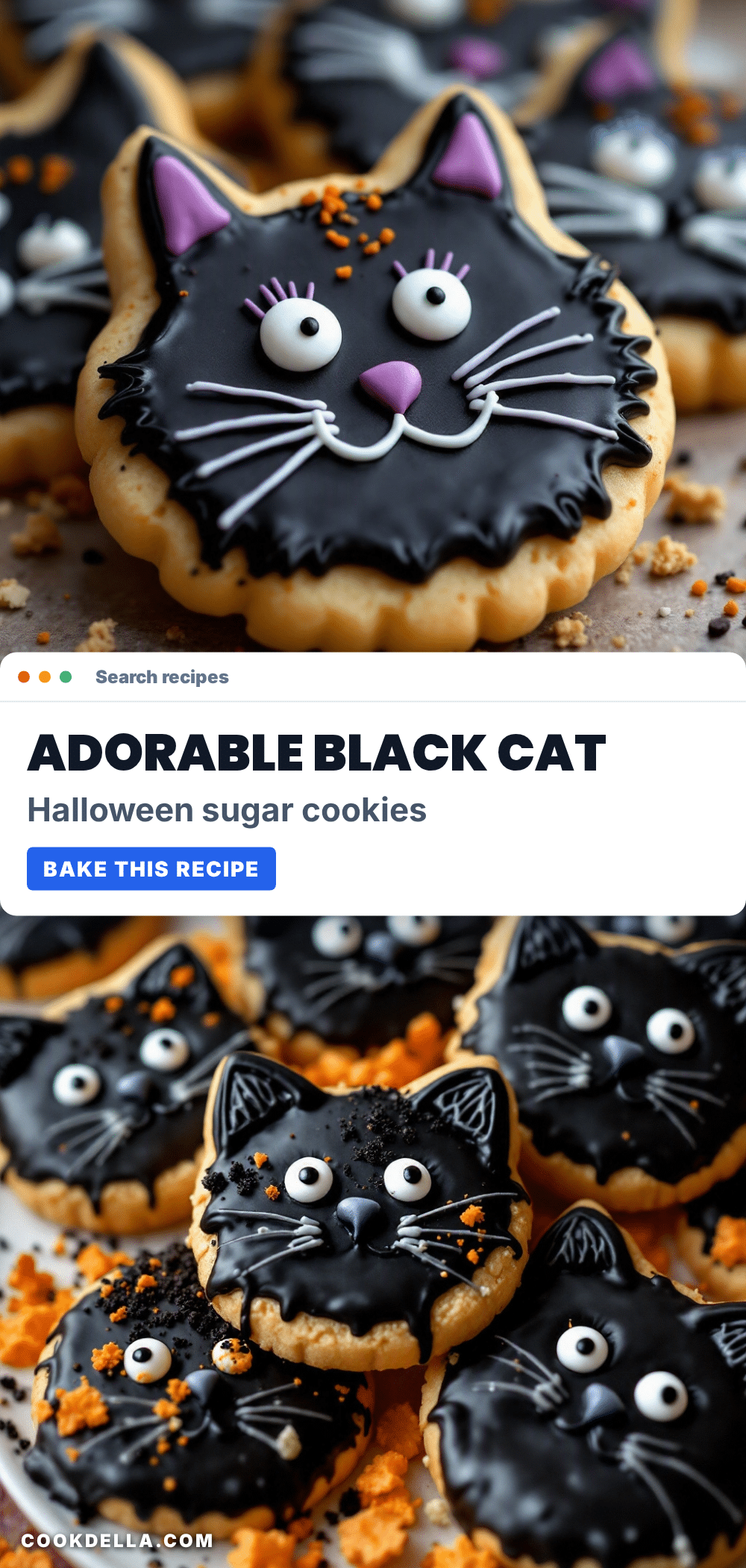 black cat sugar cookies recipe