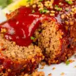 brown sugar glazed meatloaf - featured image