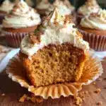 brown sugar pumpkin spice cupcakes - featured image