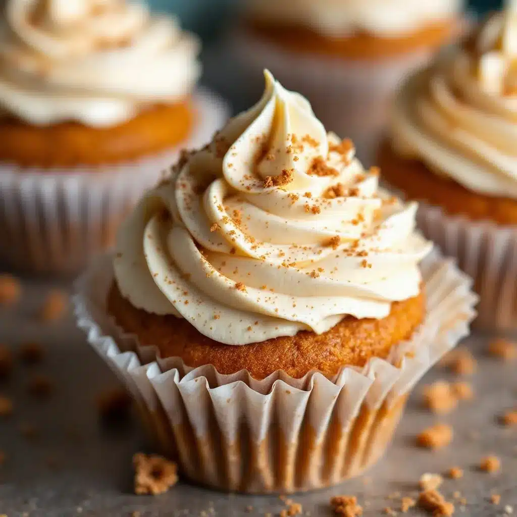 brown sugar pumpkin spice cupcakes preparation steps