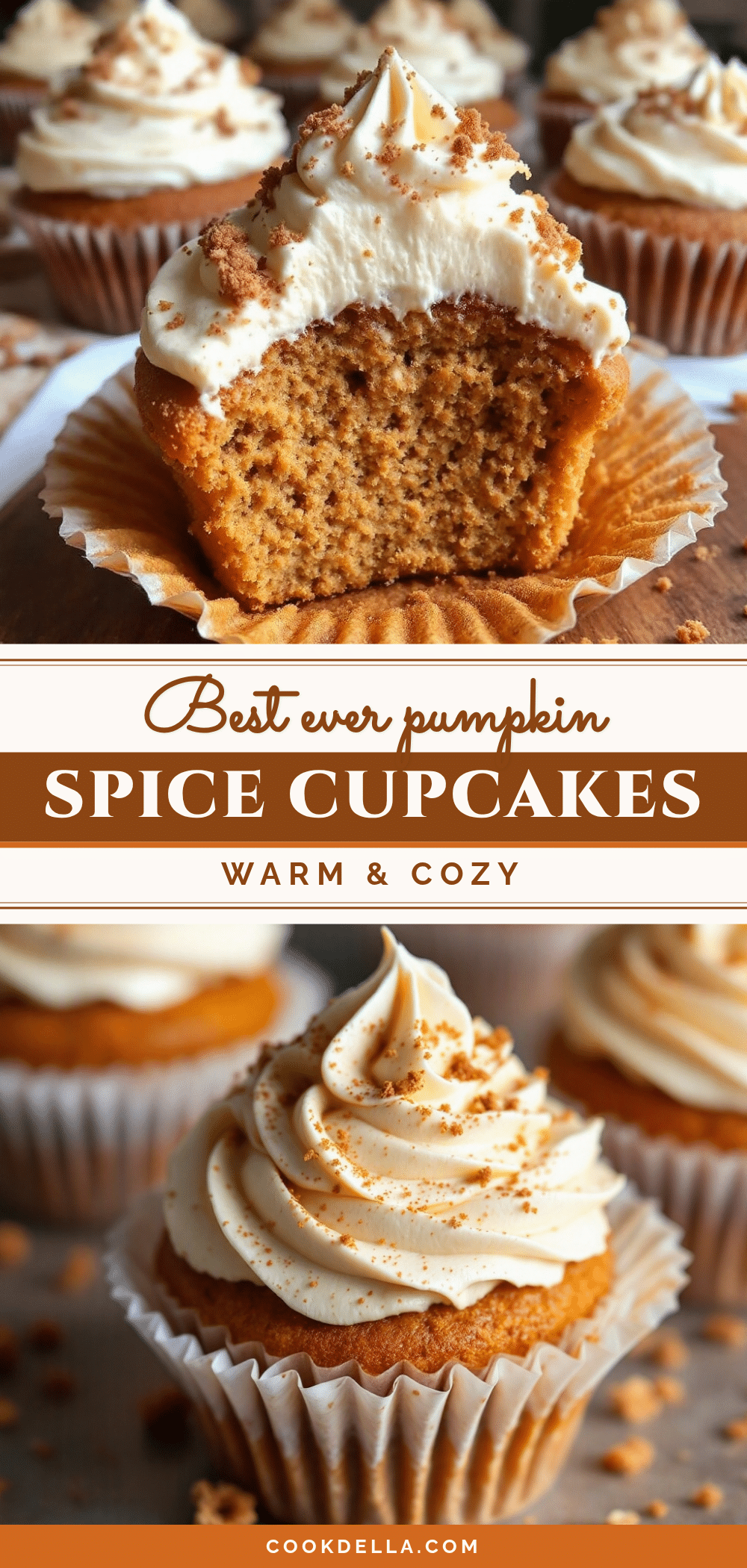brown sugar pumpkin spice cupcakes recipe