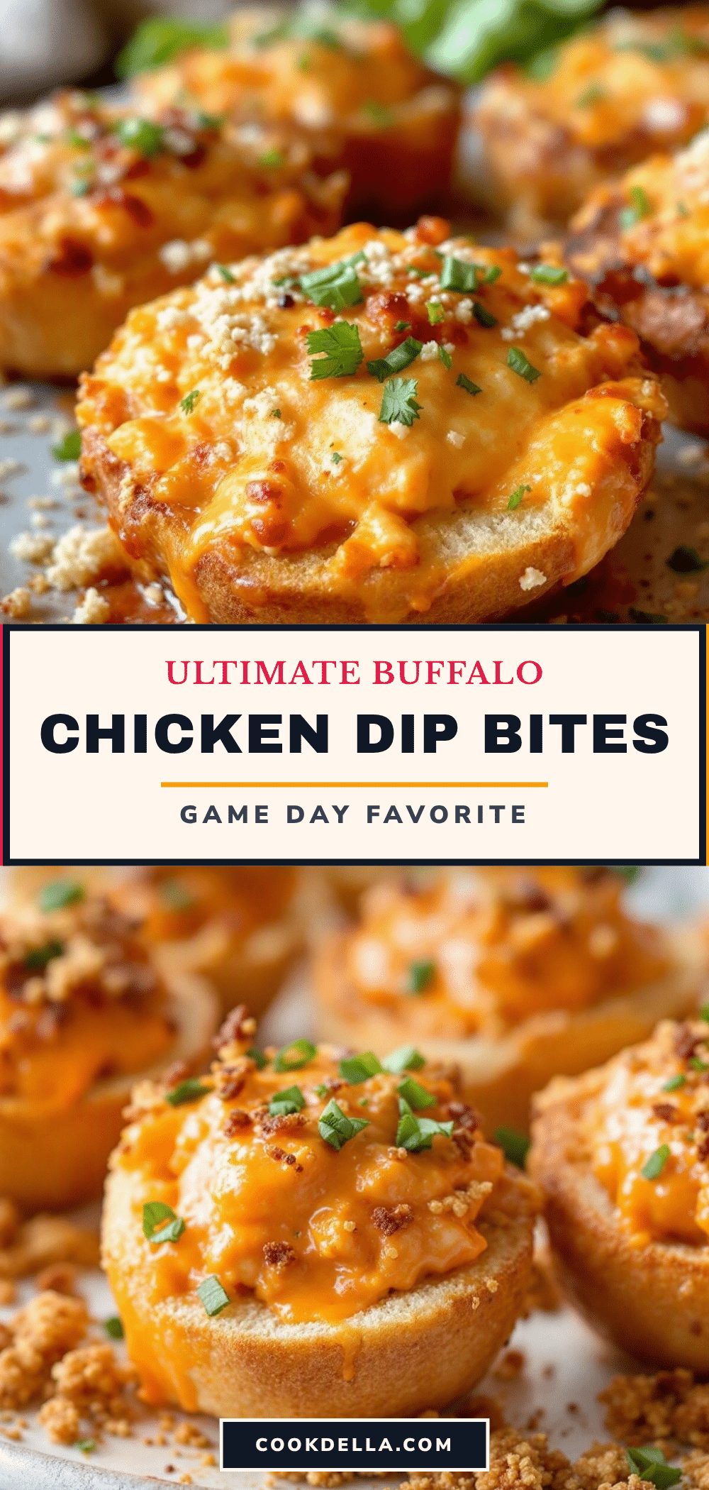 Buffalo chicken dip stuffed bread bites recipe