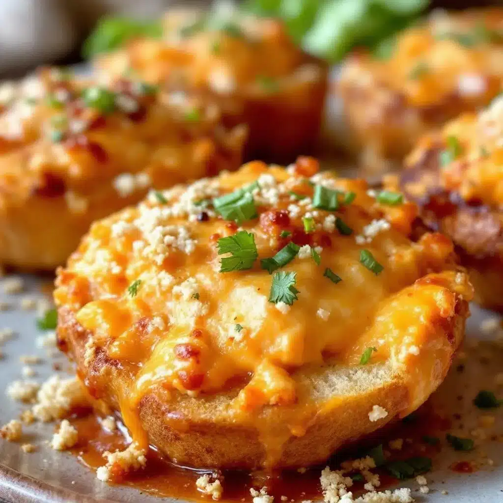Buffalo chicken dip stuffed bread bites - featured image