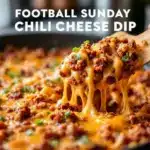 chili cheese dip with ground beef - featured image