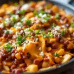 chili cheese fries nacho skillet - featured image