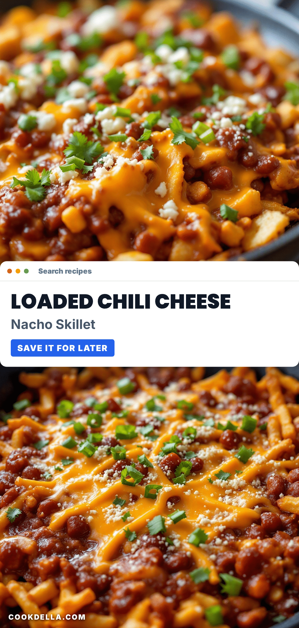 chili cheese fries nacho skillet recipe