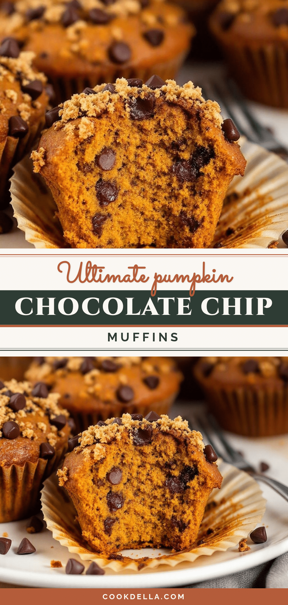 chocolate chip pumpkin muffins recipe
