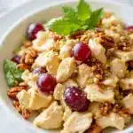 classic chicken salad with grapes and pecans - featured image