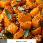 cozy roasted butternut squash with brown butter and sage - featured image