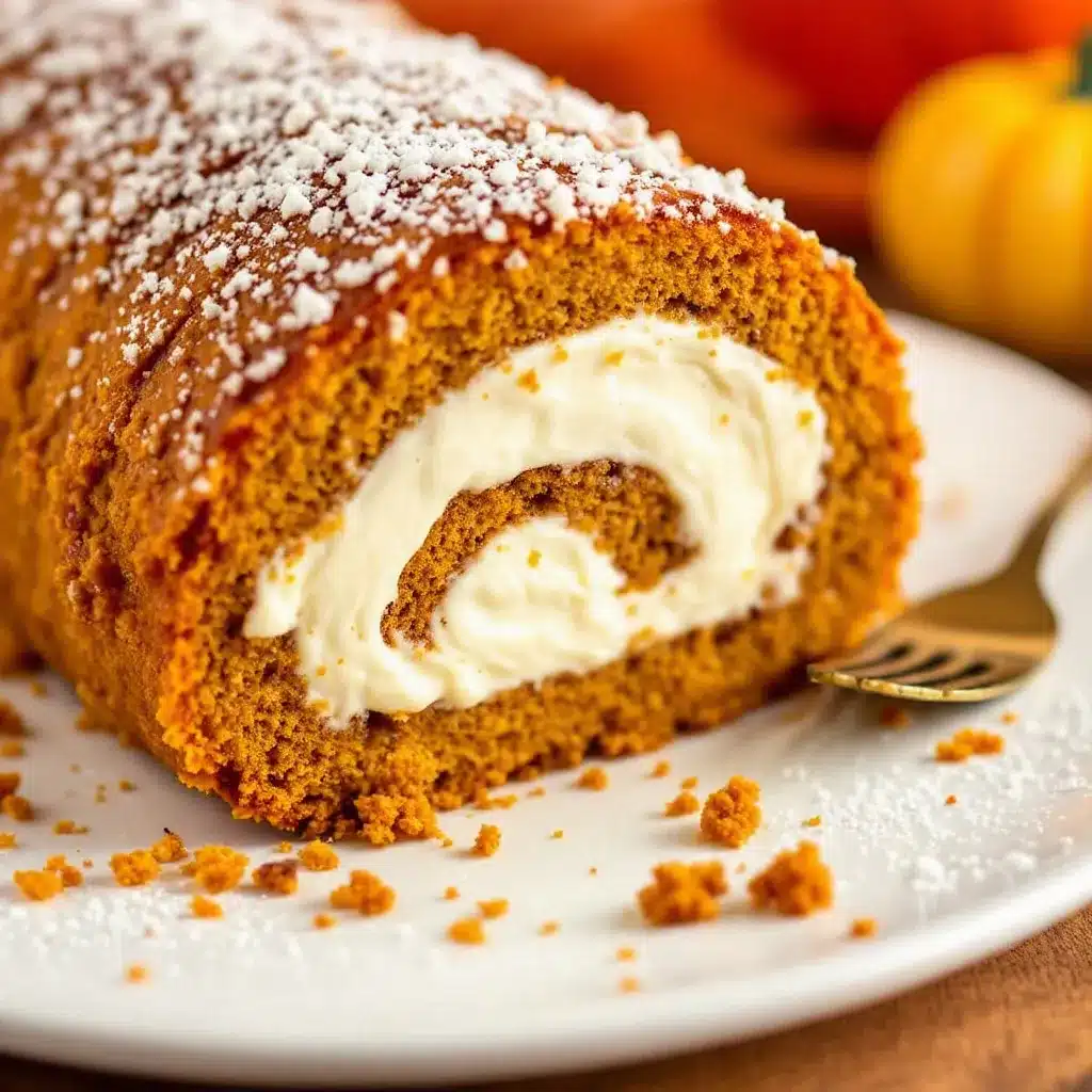 cream cheese pumpkin roll preparation steps