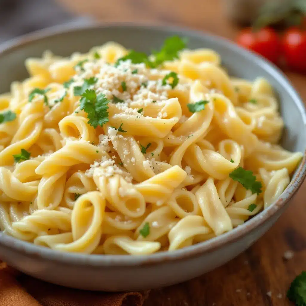 creamy italian pasta salad - featured image
