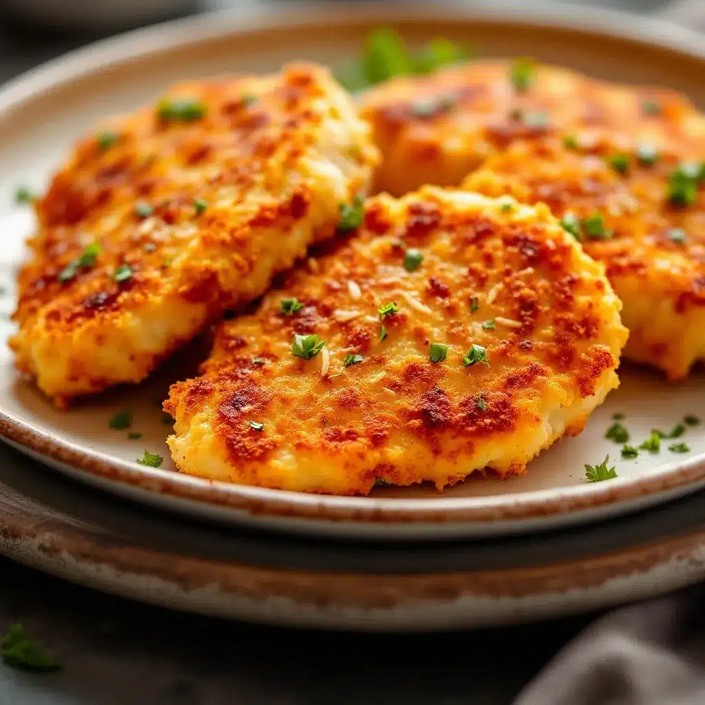 crispy air fryer parmesan chicken cutlets preparation steps