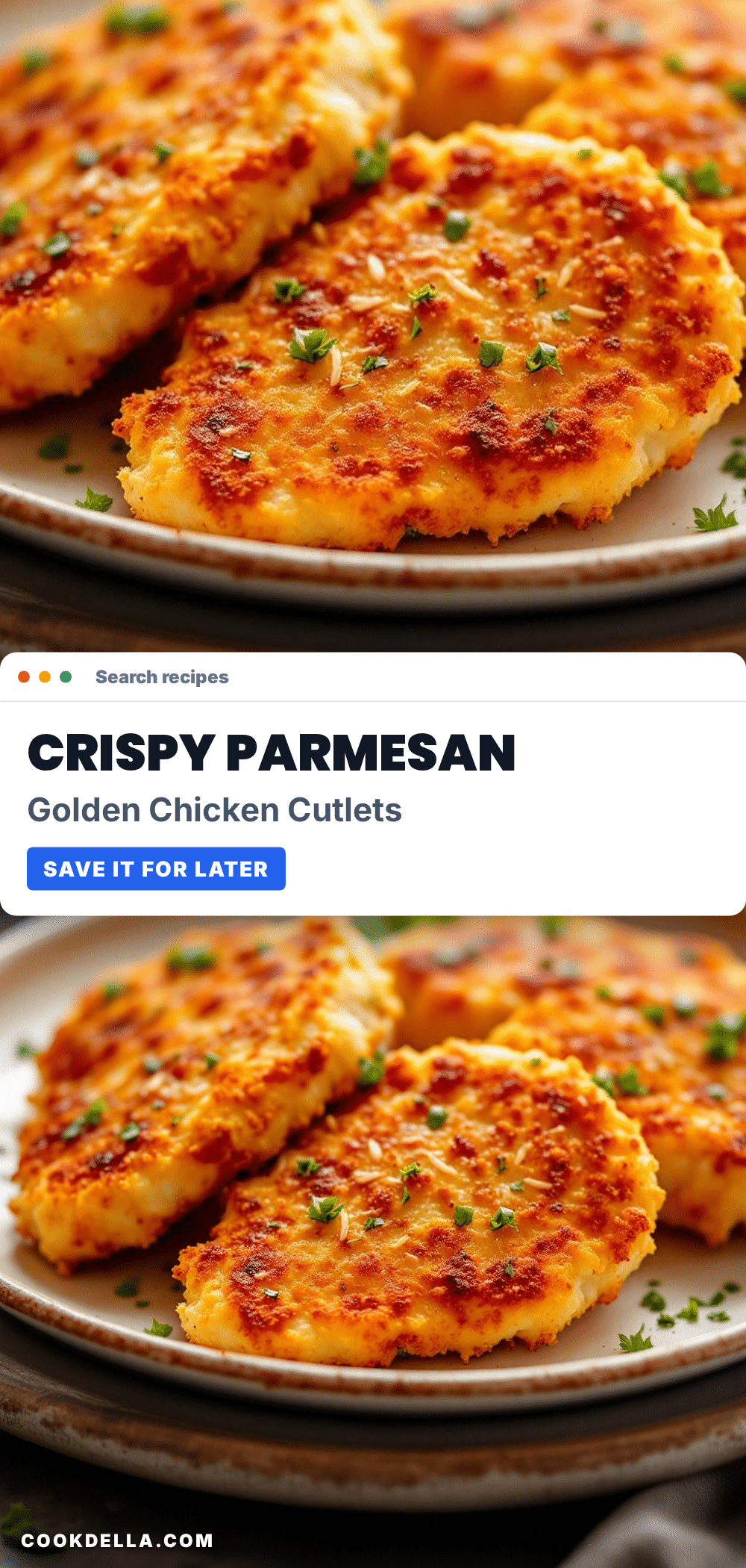 crispy air fryer parmesan chicken cutlets recipe