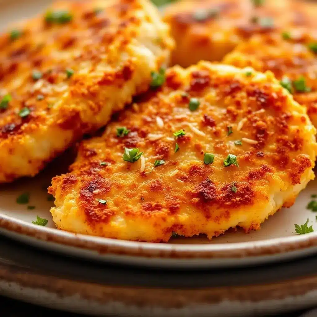 crispy air fryer parmesan chicken cutlets - featured image
