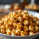 Crispy Apple Cider Caramel Popcorn - featured image