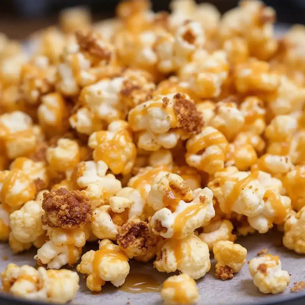 Crispy Apple Cider Caramel Popcorn preparation steps