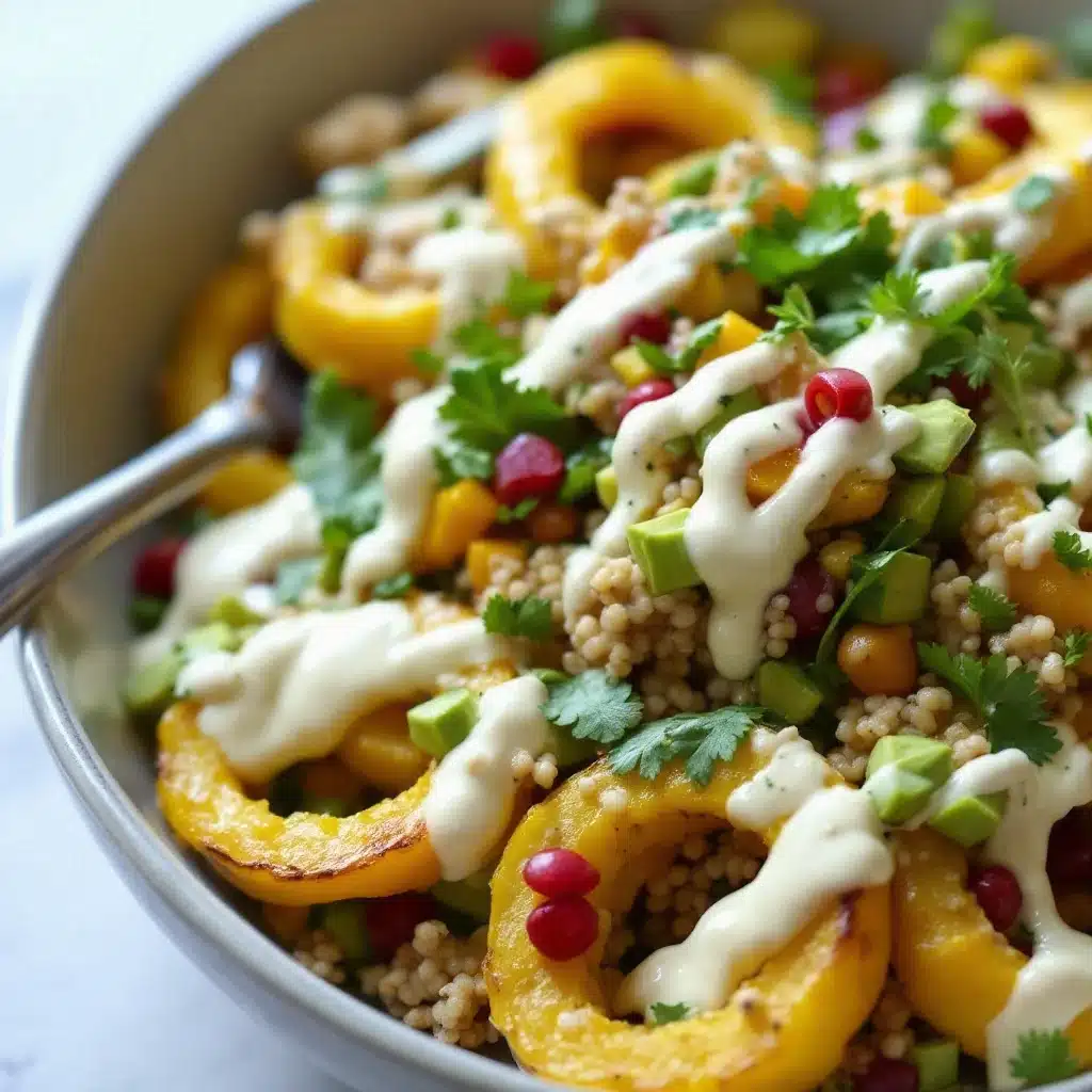 crispy delicata squash rings - featured image