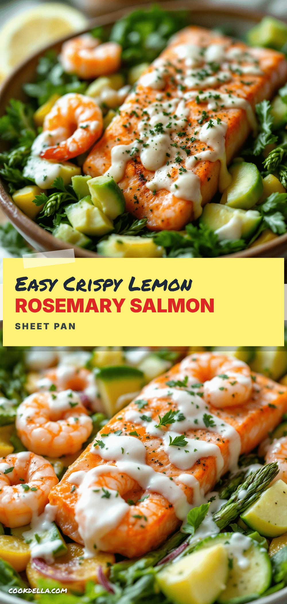 crispy lemon rosemary salmon recipe