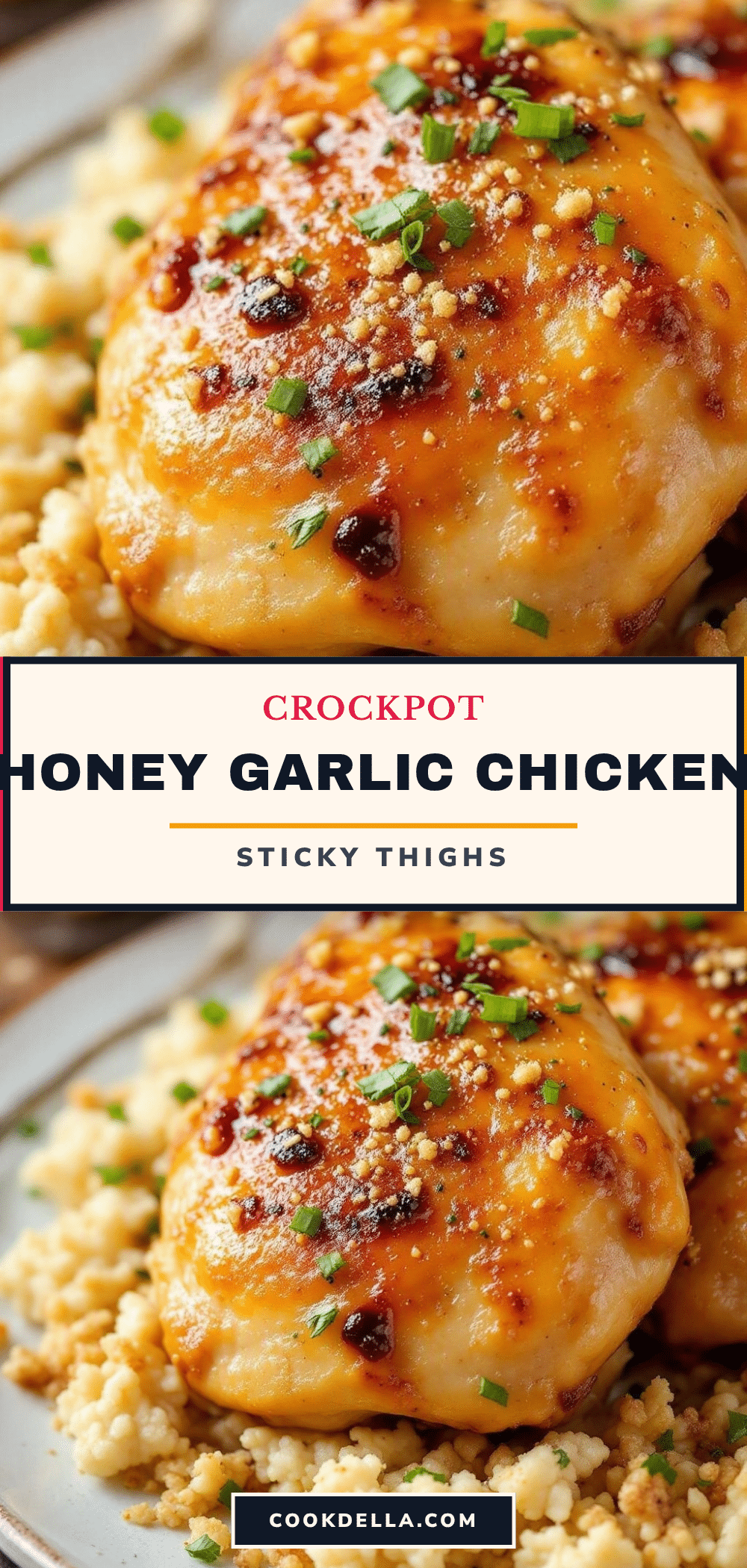 crockpot honey garlic chicken thighs recipe