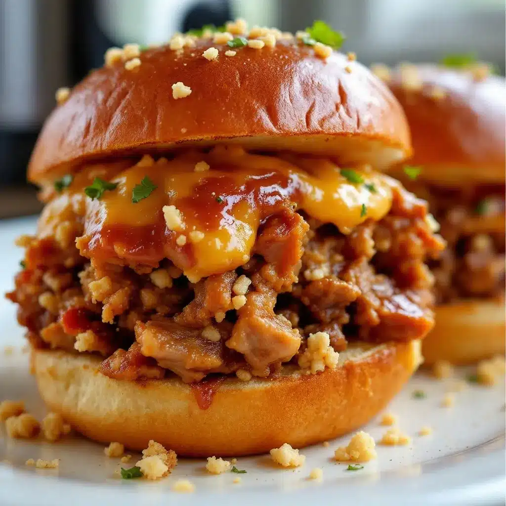 crockpot pulled pork sliders preparation steps
