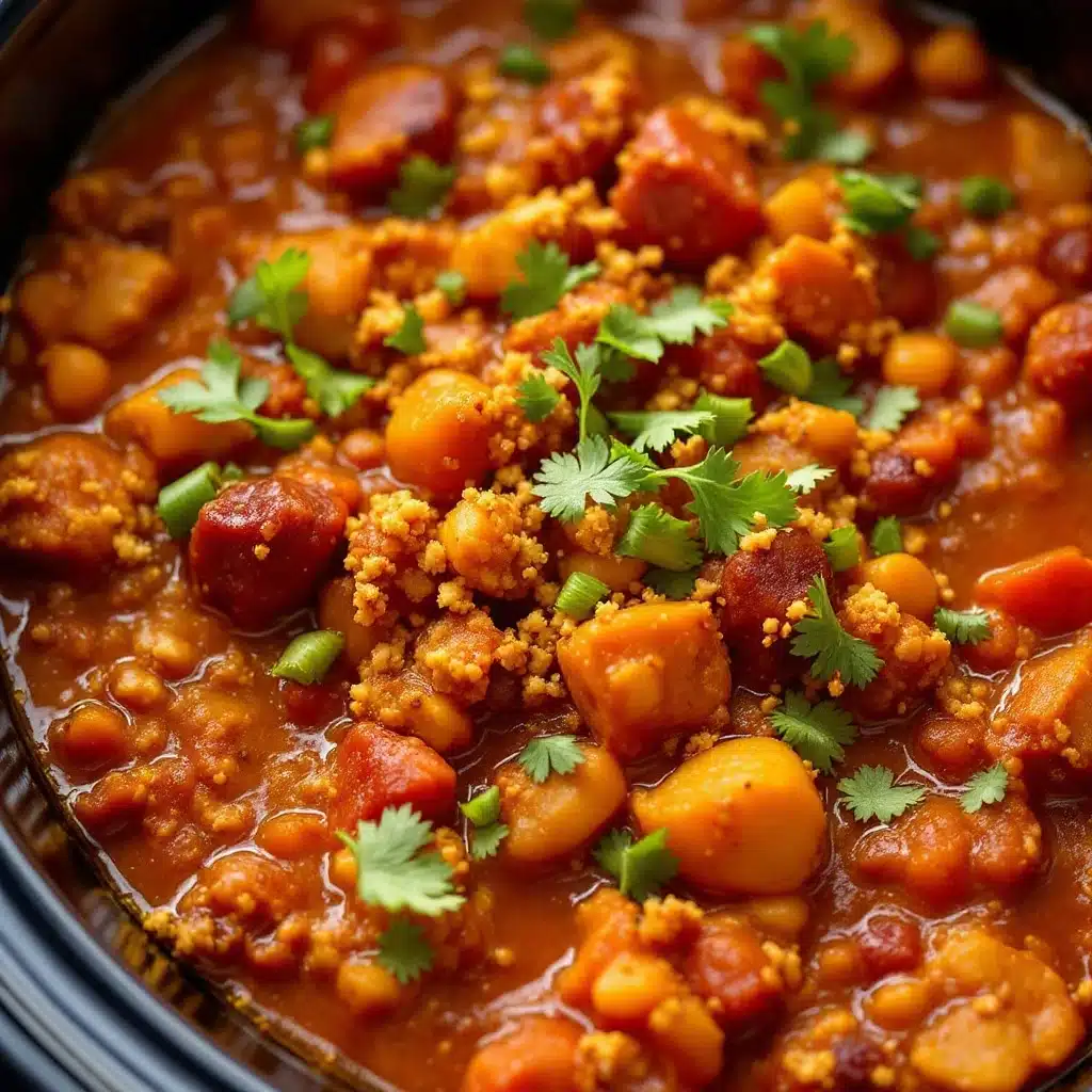 crockpot pumpkin chili - featured image