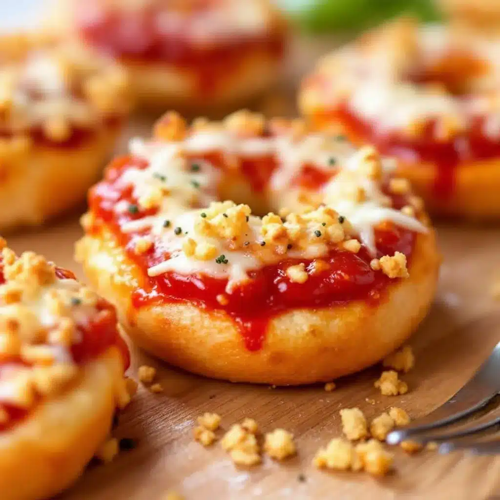 easy freezer mini pizza bagel bites preparation steps