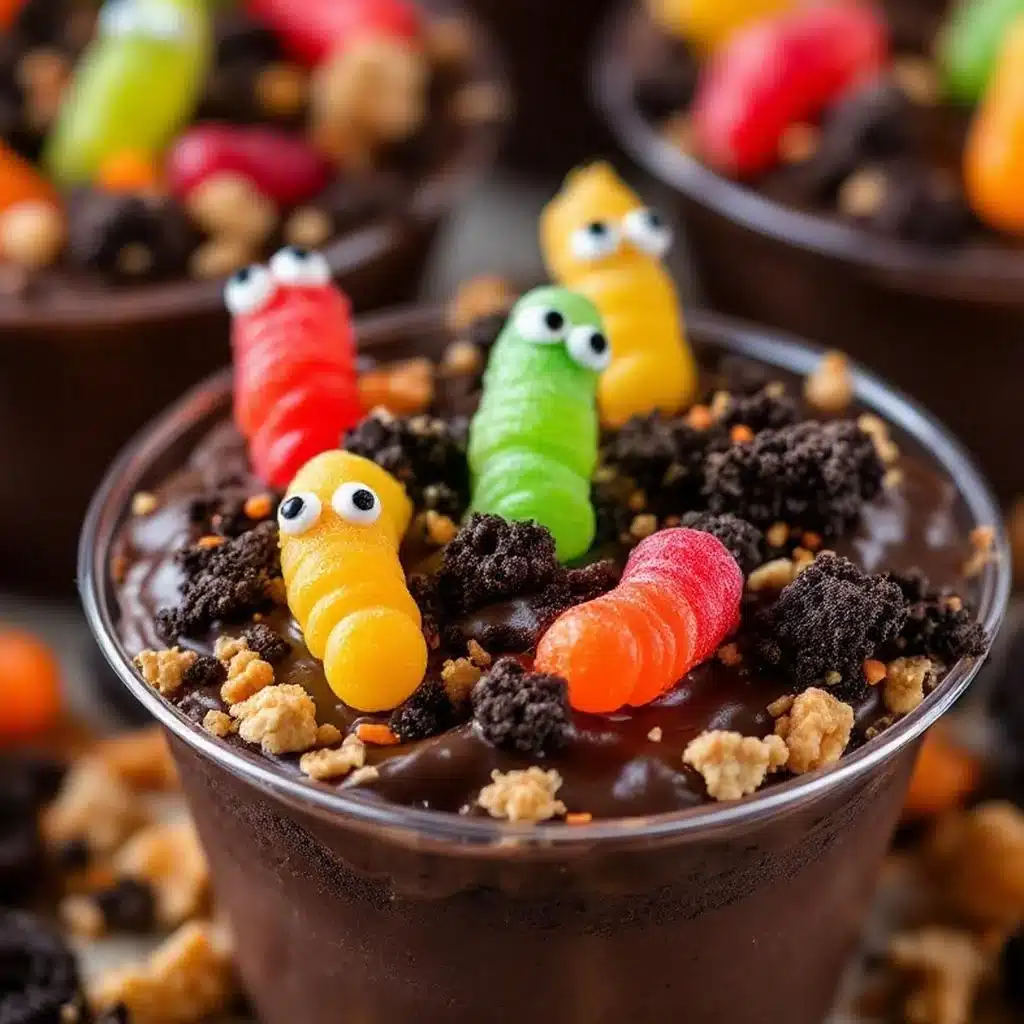 Easy Halloween Dirt Cups - featured image
