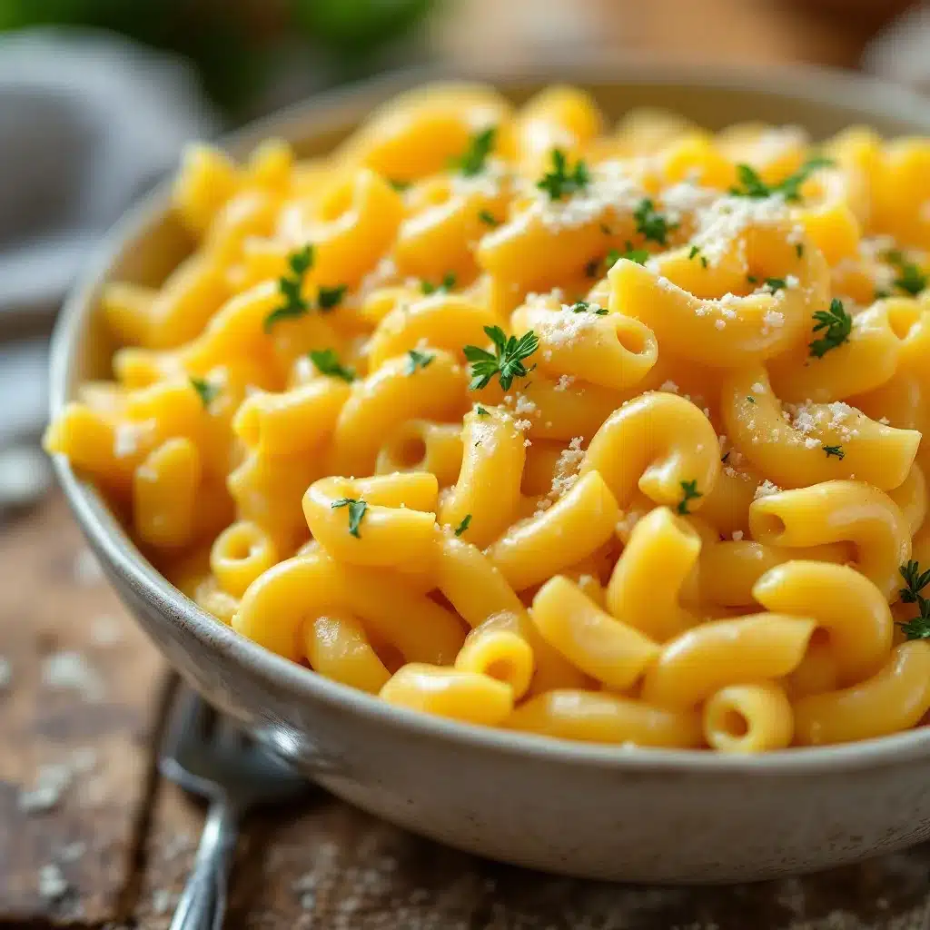 easy microwave mac and cheese - featured image