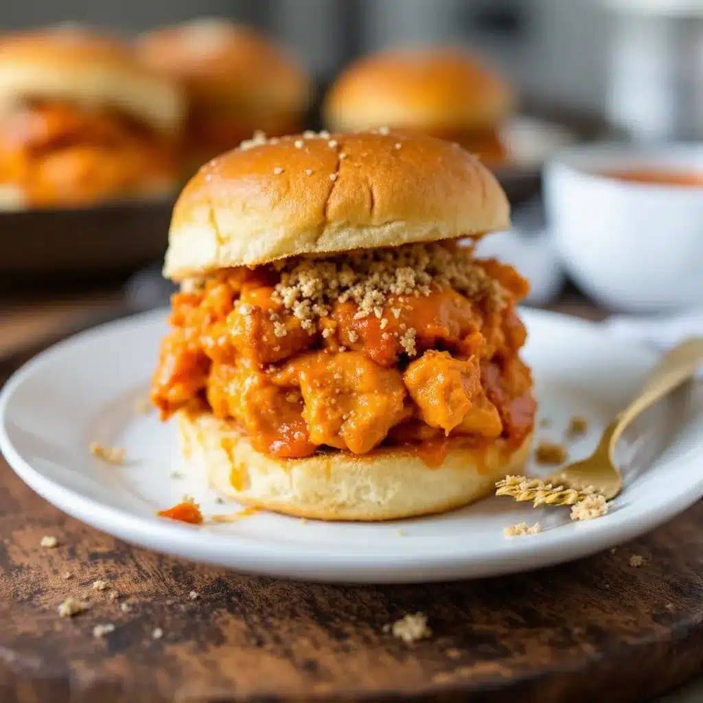 easy slow cooker buffalo chicken sliders preparation steps