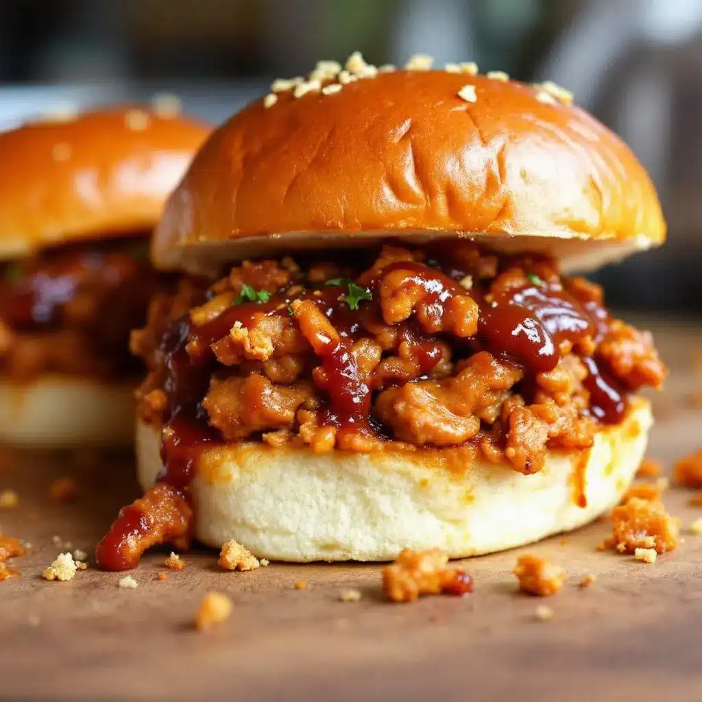 Easy Slow Cooker Pulled Pork Sliders preparation steps