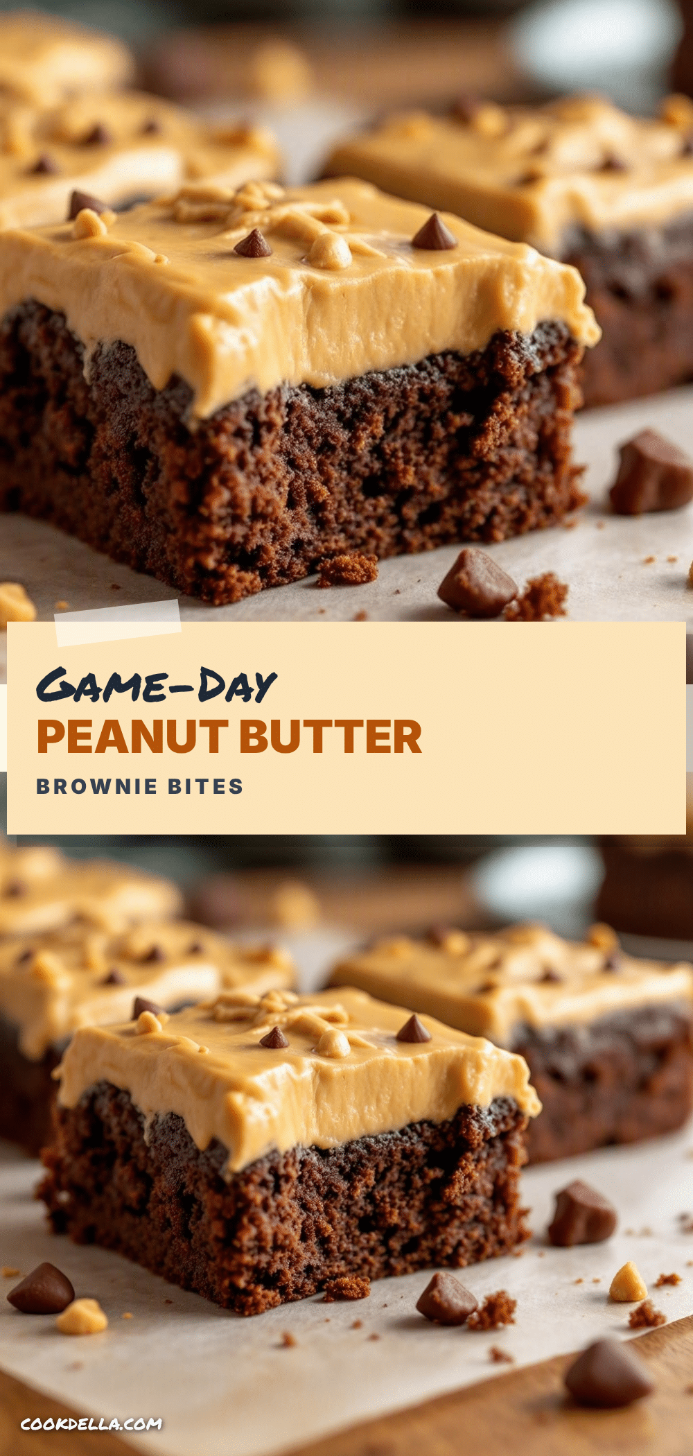 football brownie bites recipe