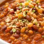 game day crockpot chili - featured image