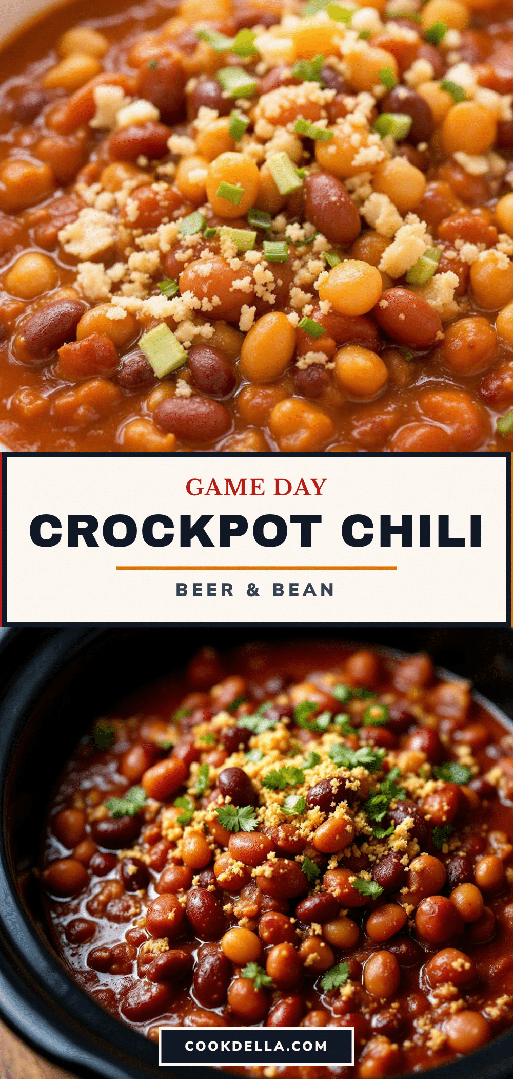 game day crockpot chili recipe