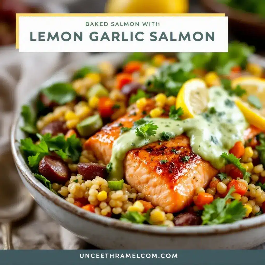 lemon garlic butter salmon preparation steps