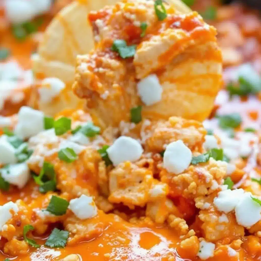 Loaded Buffalo Chicken Dip with Blue Cheese - featured image