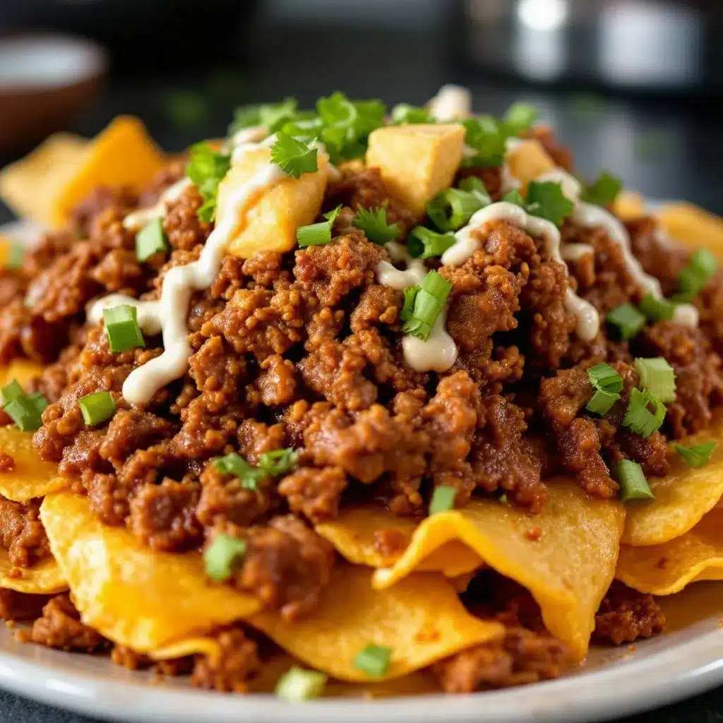 loaded pulled pork nacho bar preparation steps