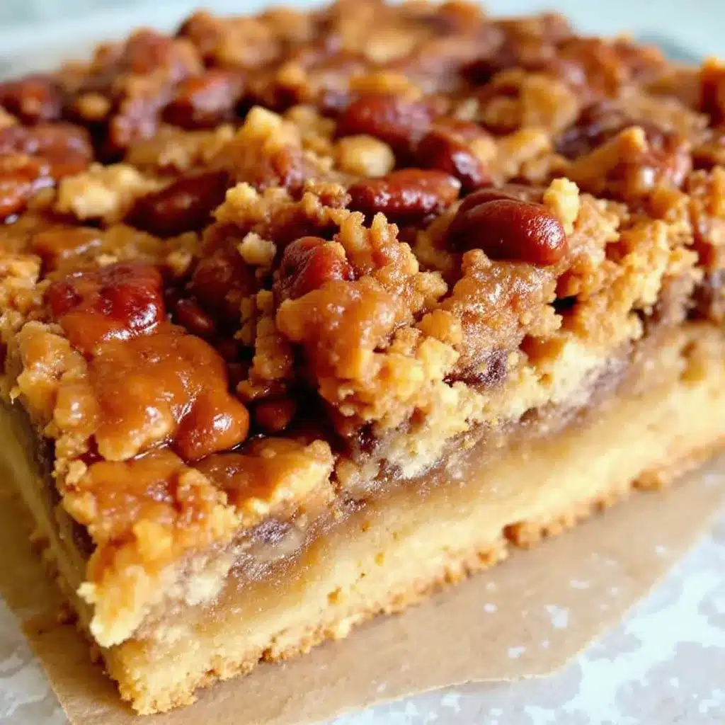maple bourbon pecan pie bars preparation steps