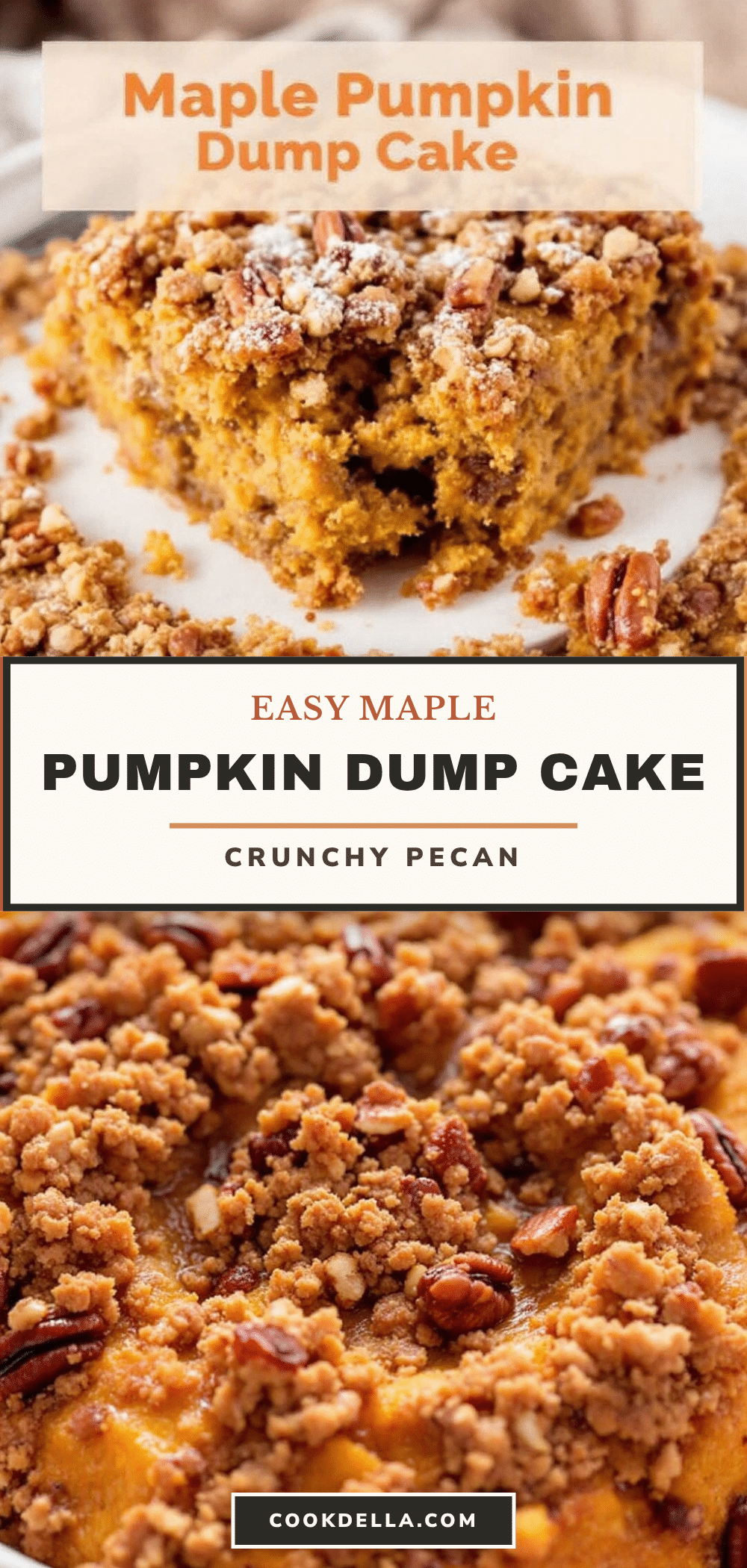 maple pumpkin dump cake recipe