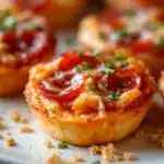 mini pepperoni pizza bites - featured image