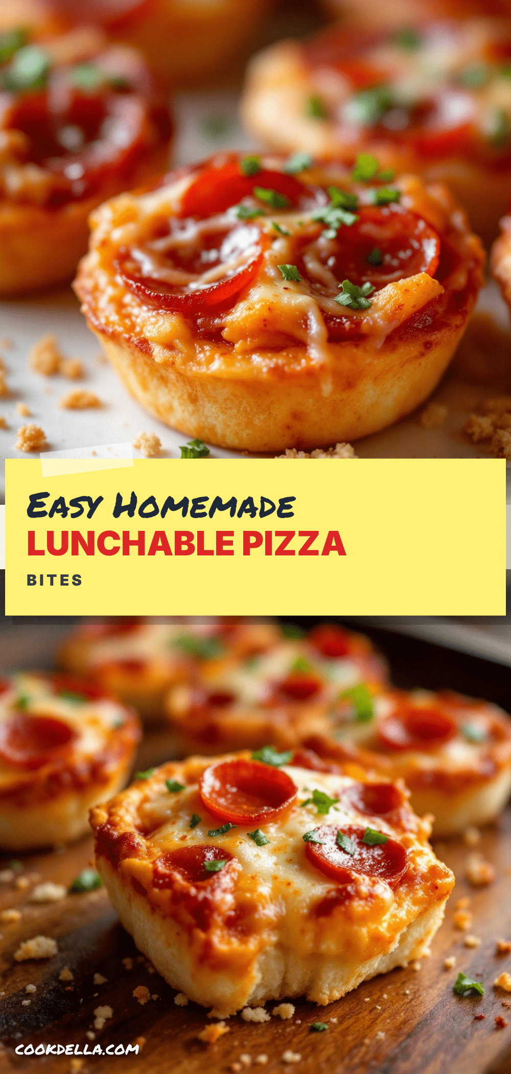 mini pepperoni pizza bites recipe