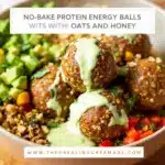 no-bake protein energy balls - featured image