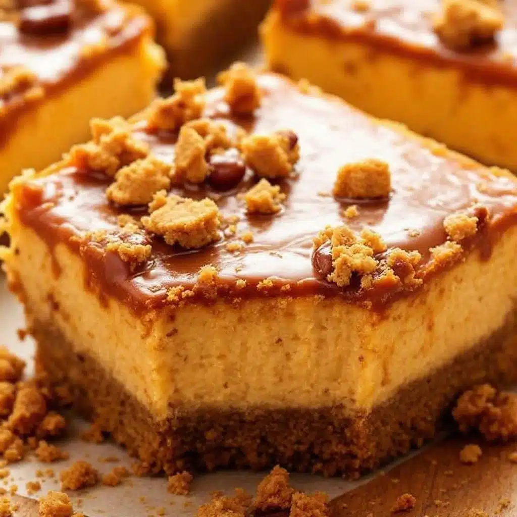 no-bake pumpkin cheesecake bars - featured image