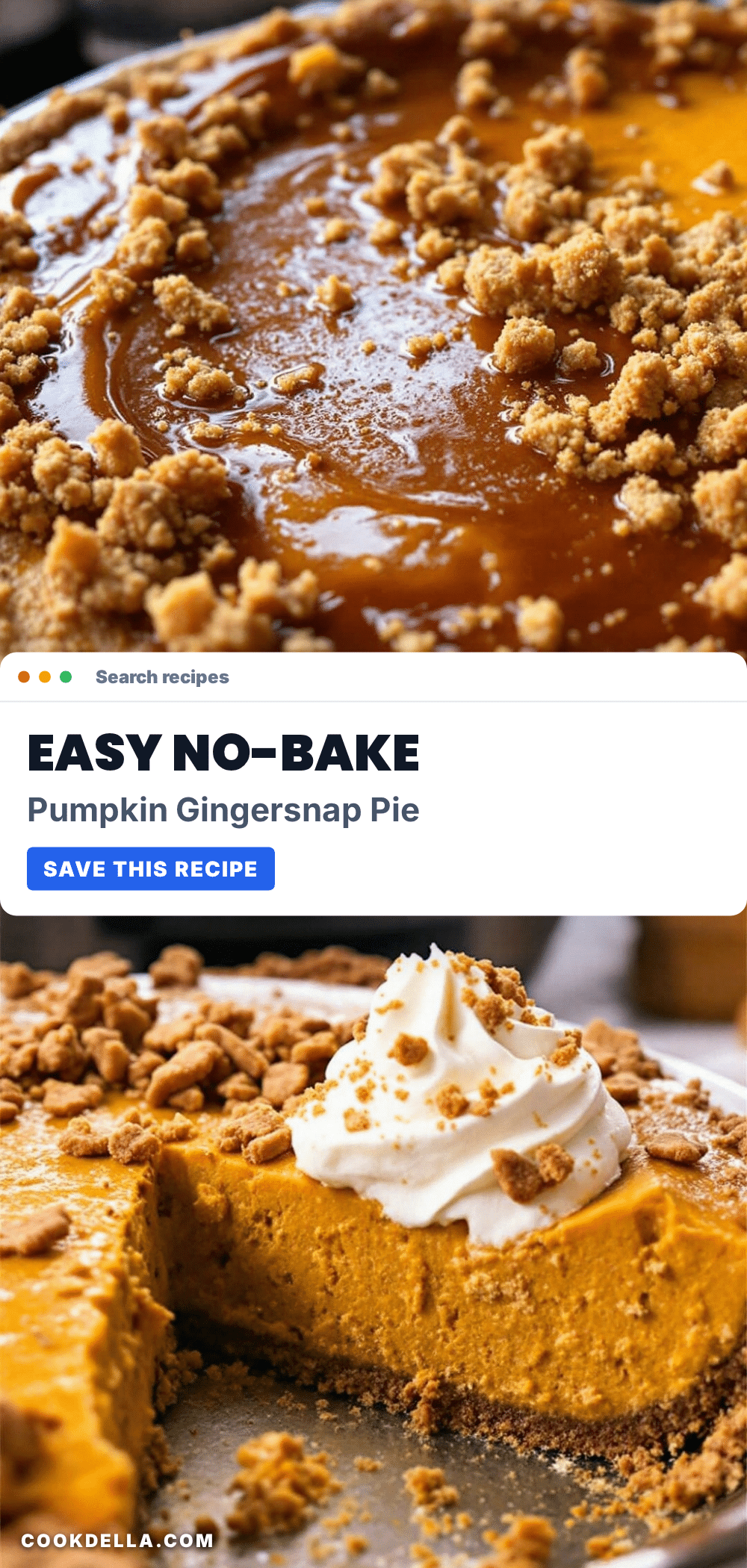 no-bake pumpkin pie recipe