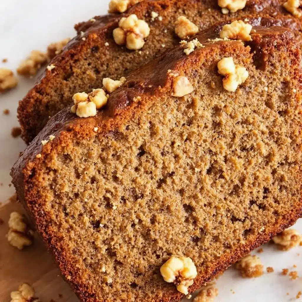 no-knead banana bread with walnuts - featured image